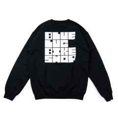 *BLUE LUG* block crewneck sweatshirt (black)