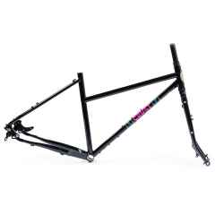 *CRUST BIKES* evasion step through frame (galaxy black）
