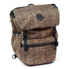 *FAIRWEATHER* flaptop pannier (leopard)