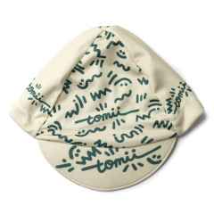 *TOMII CYCLES* will bryant cycling cap (off white/green)