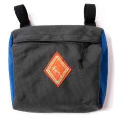 *ATMOSPHERE MOUNTAIN WORKS* handlebar tube bag (LARGE/charcoal/blue)