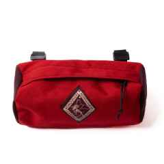 *ATMOSPHERE MOUNTAIN WORKS* handlebar tube bag (SMALL/red/wine)