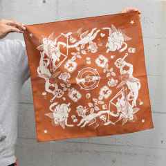 *RIVENDELL* cherubim bandana (orangish brown)