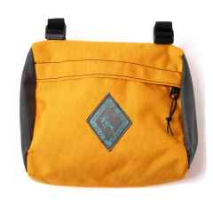 *ATMOSPHERE MOUNTAIN WORKS* handlebar tube bag (LARGE/yellow/dark gray)