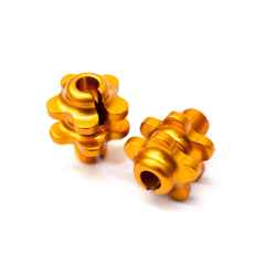 *PAUL* groovy barrel adjusters (orange/pair)