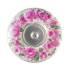 *BILLBOARD* floral top cap (silver)