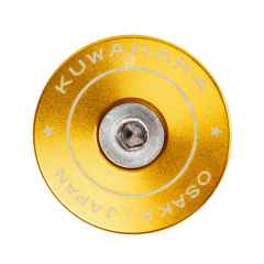 *KUWAHARA* retro inspired stem cap (gold)