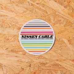 *NISSEN* sticker (rainbow)