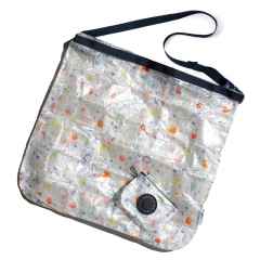 *FAIRWEATHER* packable sacoche (dyneema/sai flower)