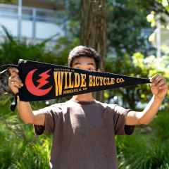 *WILDE* felt pennant