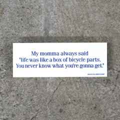 *BLUE LUG* tube sticker (my momma)