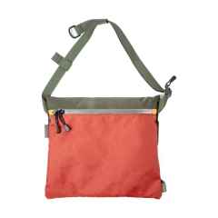 *YANCO* zip musette (red/olive)