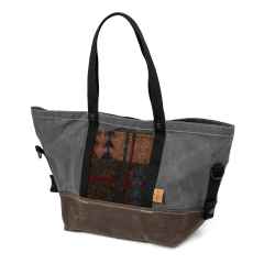 *FIFTH SEASON* switchel sack (grey top/brown bottom)