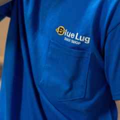 *BLUE LUG* company pocket t-shirt (blue)
