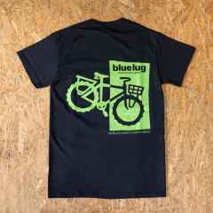 *BLUE LUG* everyday bike t-shirt (black)