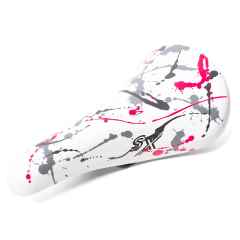 *KUWAHARA* sx saddle (splatter/white)