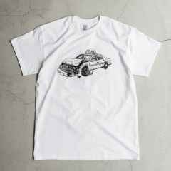 *TAXI BAGS* crash tee (white)