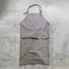 *BLUE LUG* lug apron (linen gray)