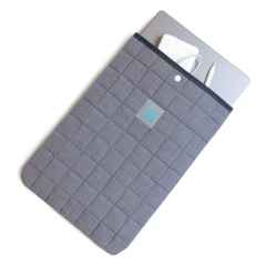 *BLUE LUG* padding pc sleeve (navy check)