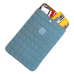 *BLUE LUG* padding pc sleeve (slate blue)