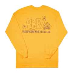 *PASSIFIC BREWING×BLUE LUG* long sleeve t-shirt (gold)