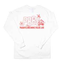 *PASSIFIC BREWING×BLUE LUG* long sleeve t-shirt (white)