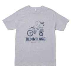 *BLUE LUG* riding ace t-shirt (heather gray)