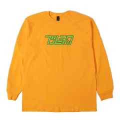 *BLUE LUG* japanese kana logo long sleeve t-shirt (gold)