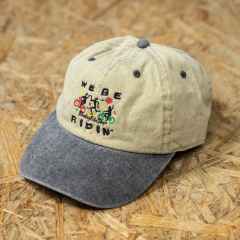 *BLUE LUG* we be ridin' cap (khaki/black)