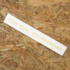 *STRIDSLAND* rsdw sticker (yellow)