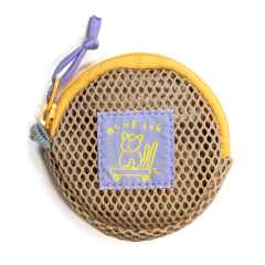 *BLUE LUG* coin pouch (mesh beige)　