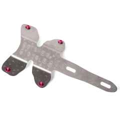 *BOTCHED BIKES* stainless dragonfly (pink bolt)