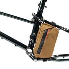 *FAIRWEATHER* seat stay bag for bike friday (coyote)