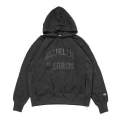 *CHAMPION* PILGRIM×BLUE LUG reverse weave hoodie (charcoal)