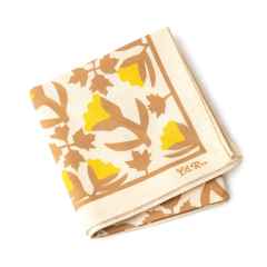 *RON'S BIKES* laron's tulips and holly bandana (yellow)