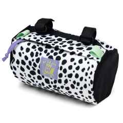 *BLUE LUG* handlebar pouch (dalmatian/black)