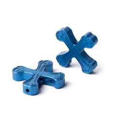 *BONESHAKER MTB* crossbone cable hangers (navy)