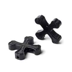 *BONESHAKER MTB* crossbone cable hangers (black)