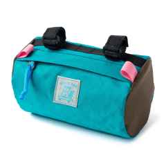 *BLUE LUG* handlebar pouch (ecopak teal/brown)