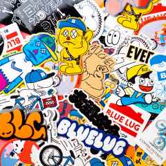*BLUE LUG* sticker pack
