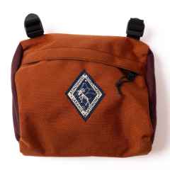 *ATMOSPHERE MOUNTAIN WORKS* handlebar tube bag (LARGE/brown/wine)
