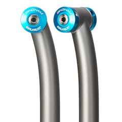 BINGHAM BUILT* titanium layback seatpost (purple) - BLUE LUG