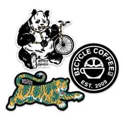 *BICYCLE COFFEE* sticker pack