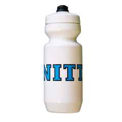 *NITTO* logo water bottle (white)