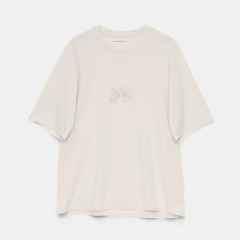 *PORTAL* lateral peak short sleeve t-shirt (bone white)