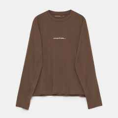 *PORTAL* lateral peak long sleeve t-shirt (slate black)
