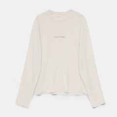 *PORTAL* lateral peak long sleeve t-shirt (bone white)