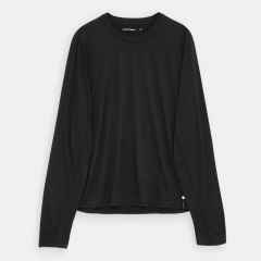 *PORTAL* drift merino long sleeve t-shirt (black beauty)