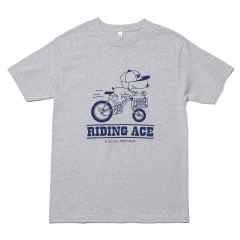 *BLUE LUG* riding ace t-shirt (heather gray)