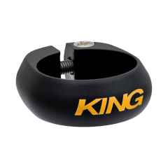 *CHRIS KING* seatpost collar (two tone black gold)